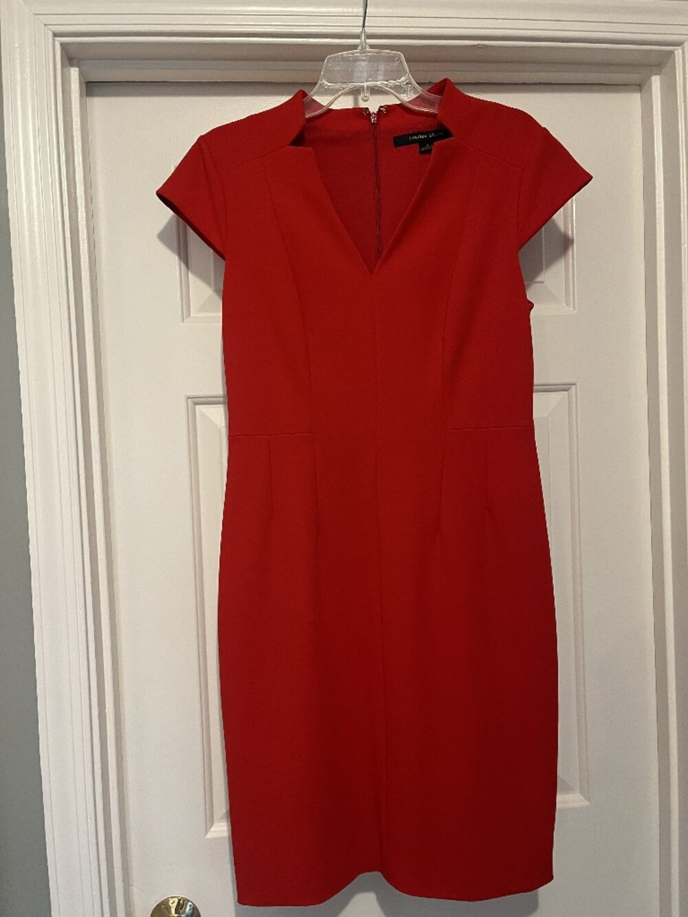 Cynthia Steffe Red Knit Sheath Dress